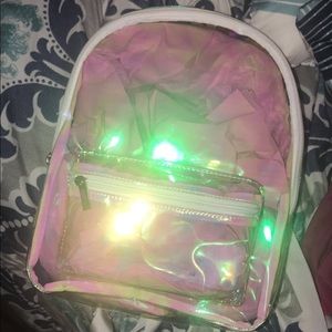 See through mini bookbag
